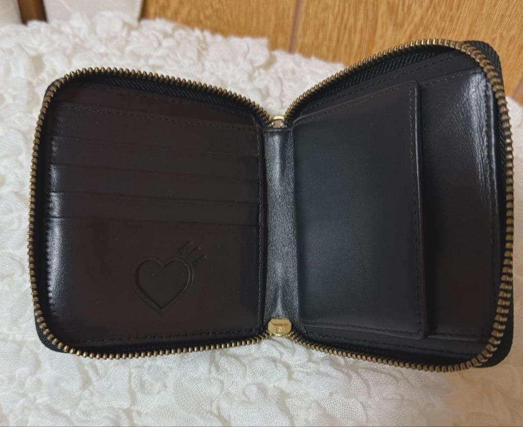 【遥】HUMAN MADE 財布 (LEATHER ZIP WALLET)