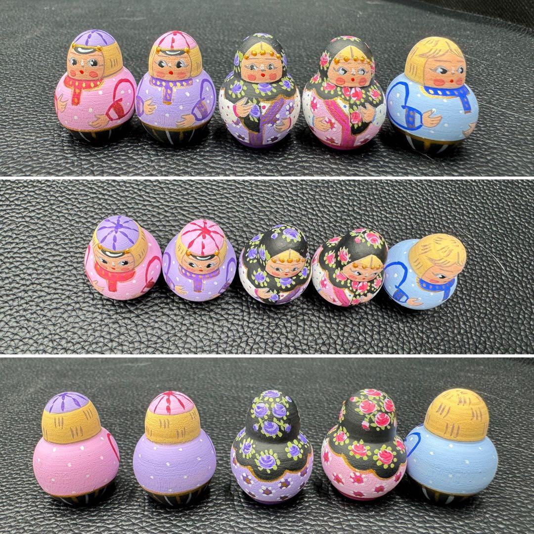 新品 ロシア オリガ ミッチィナ、マトリョーシカ。やや小さなタイプ