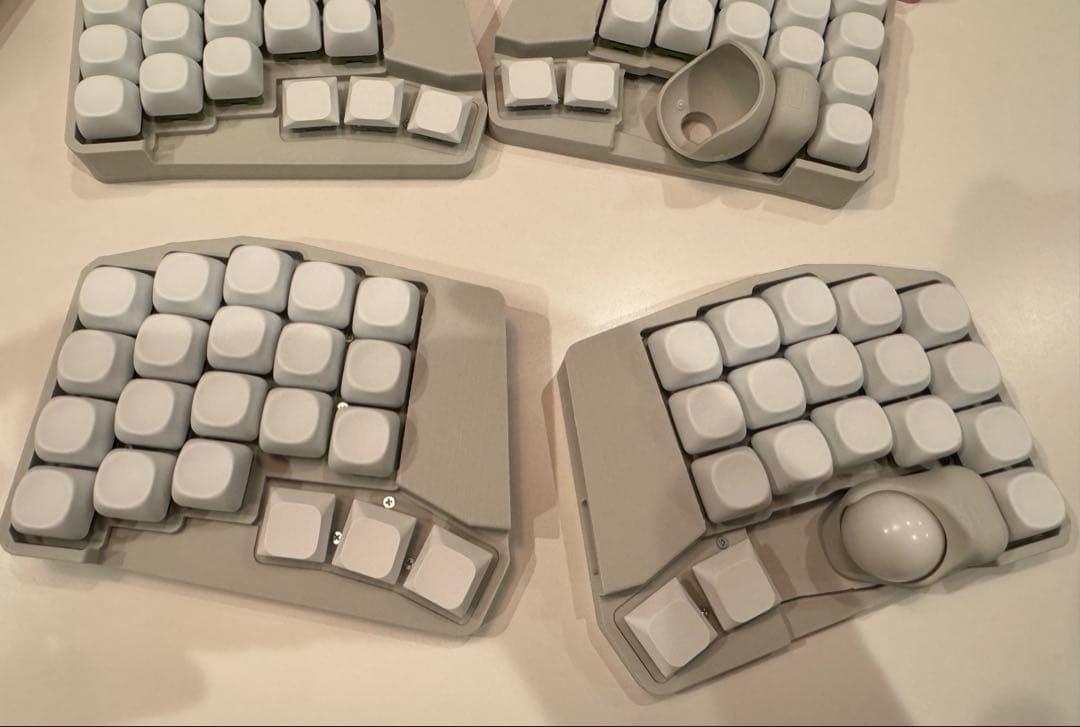 や*ち様 【新品】keyball39 マットボーンホワイト 完成品 - キーボード