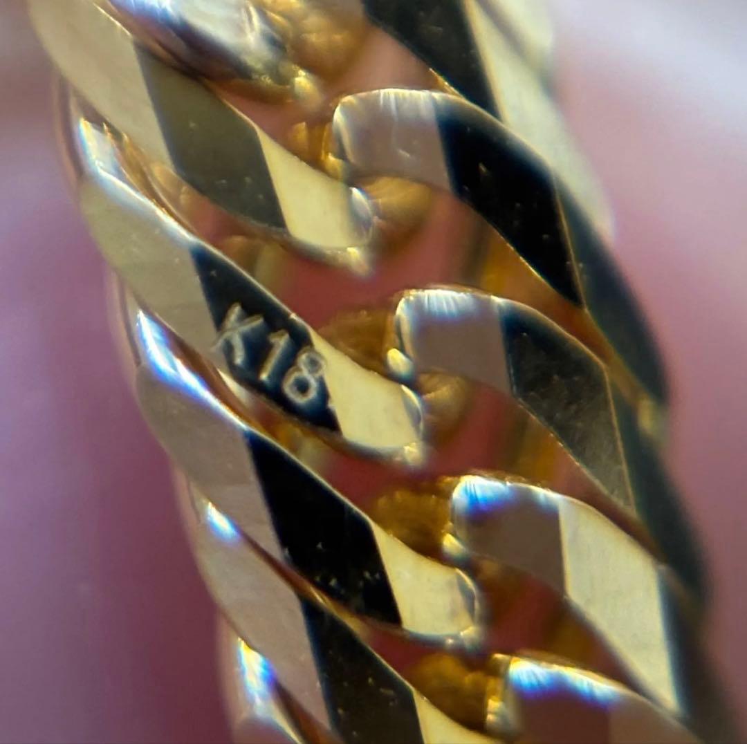 12面トリプルカット】K18喜平リング約13号約2.8g イエローゴールド18金