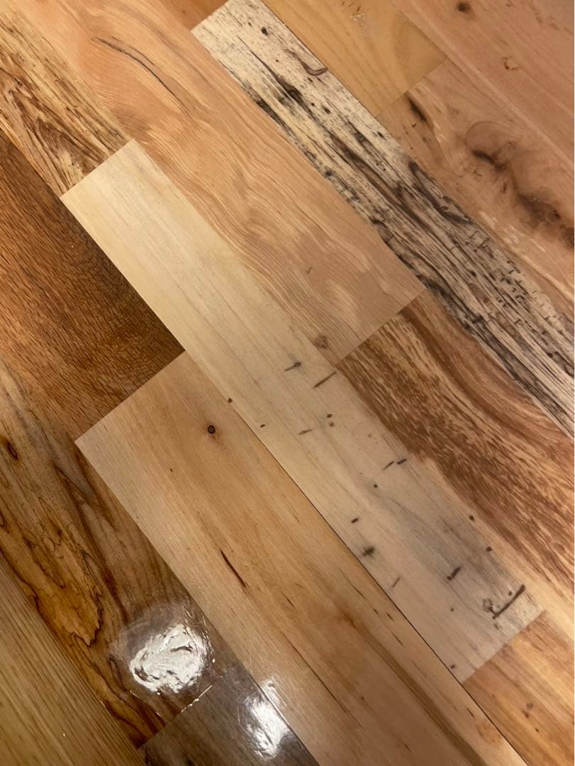 【J】木製パッチワークテーブル