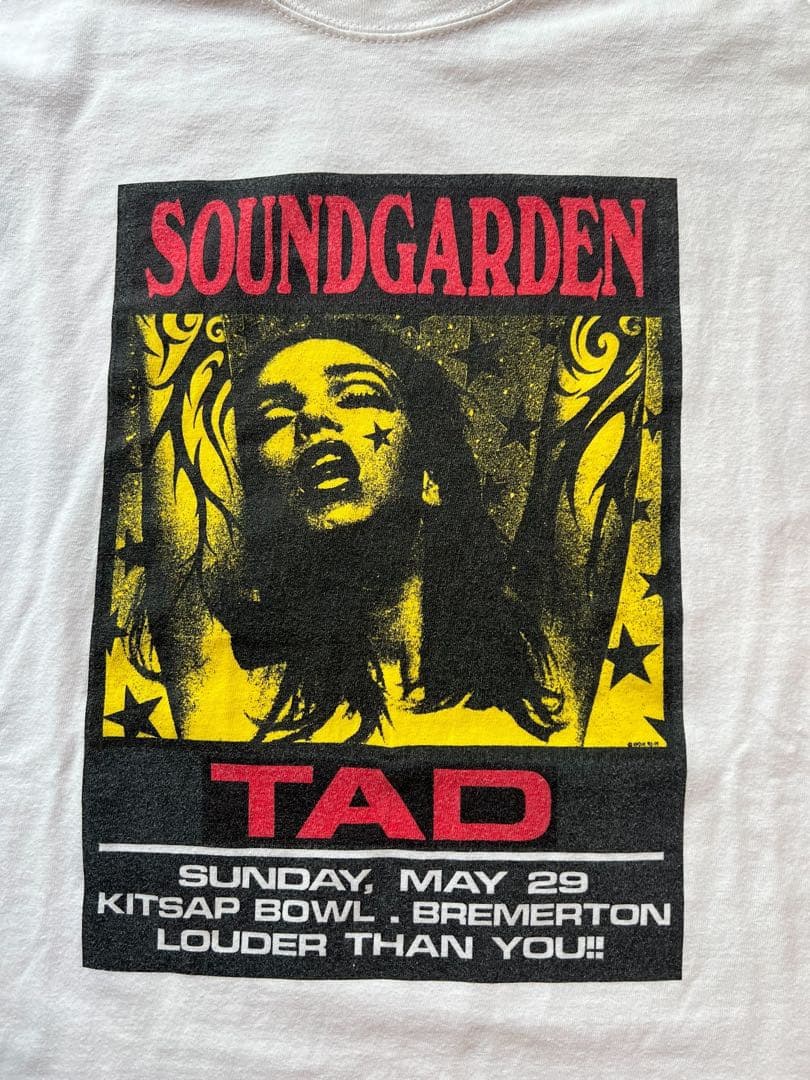 希少'94 soundgarden/TAD/Elevenライブ tシャツ - メルカリ