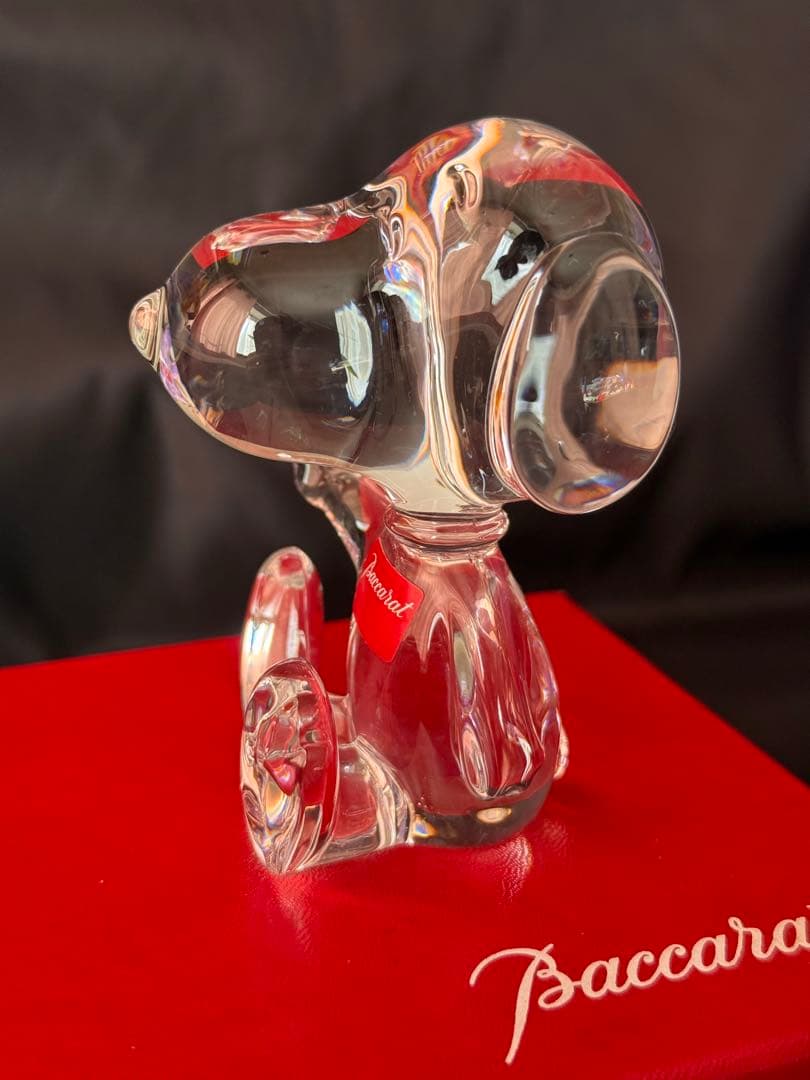 Baccarat スヌーピー クリスタルフィギュア - メルカリ