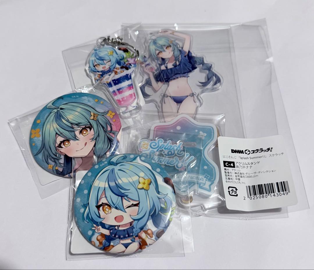 珠乃井ナナ アクリルスタンド 缶バッジ 4点セット - メルカリ