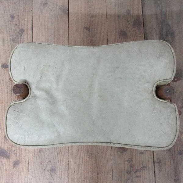 イギリス アンティーク 家具 スツール リアルレザー ベル 英国 4731e