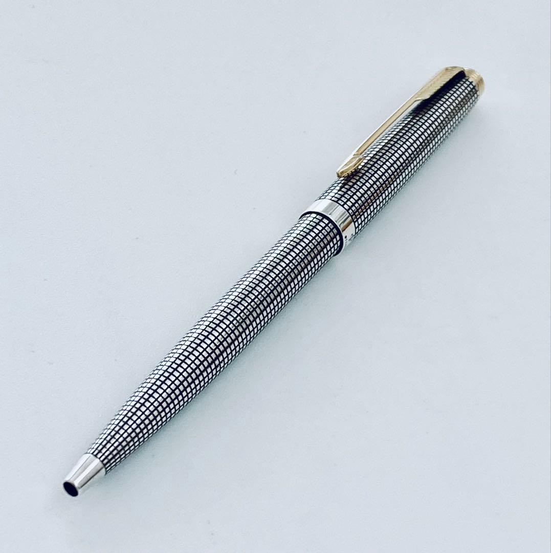 シルバー925◇パーカー ♯75シズレ スターリング 純銀ボールペン 1970s