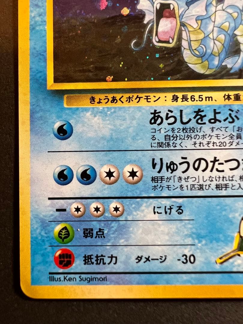 【美品❗️】サカキのギャラドス　キラ　渦巻きホロ