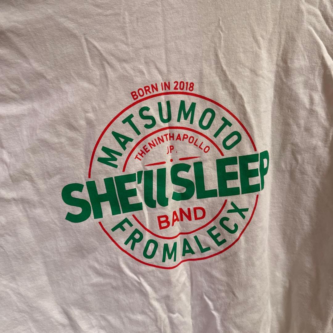 SHE'LL SLEEP バンドTシャツ Lサイズ