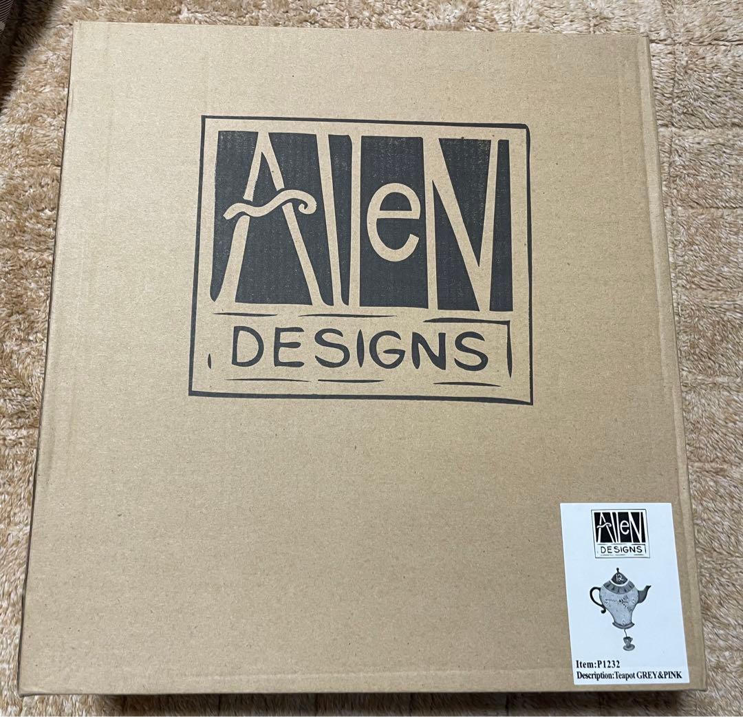 アレンデザインスタジオ　壁掛け時計　振り子時計　ティーポット　ティーカップ