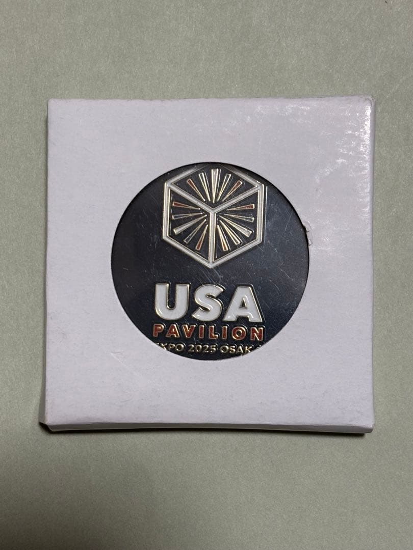 万博 アメリカ メダル 限定非売品 EXPO2025 スパークシール