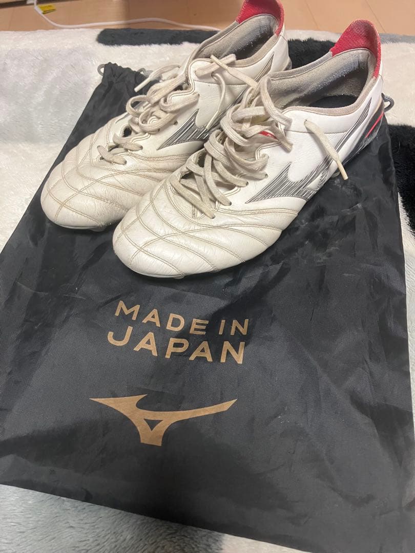 Mizuno Morelia サッカーシューズ 日本製 ホワイト 26.5センチ - メルカリ