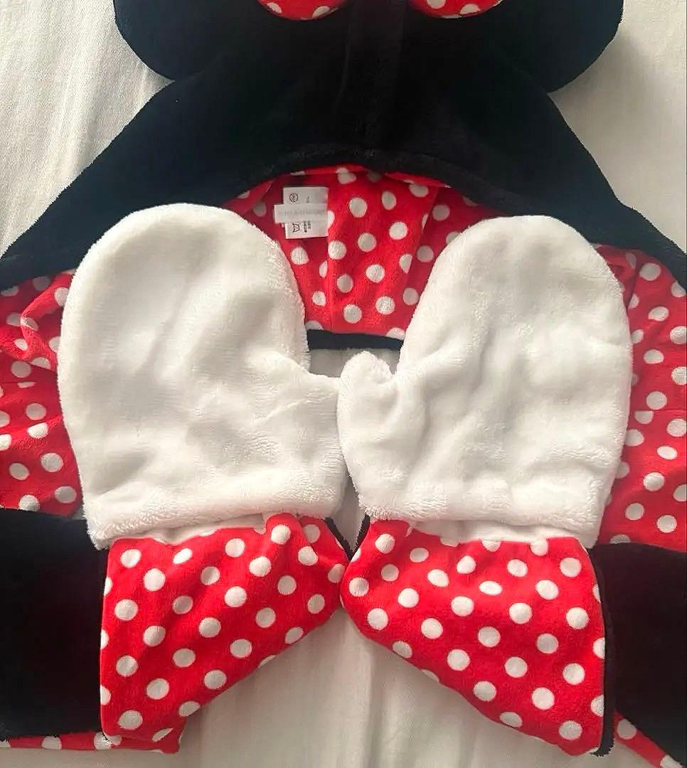 ディズニー ミニーちゃん マフラーキャップ