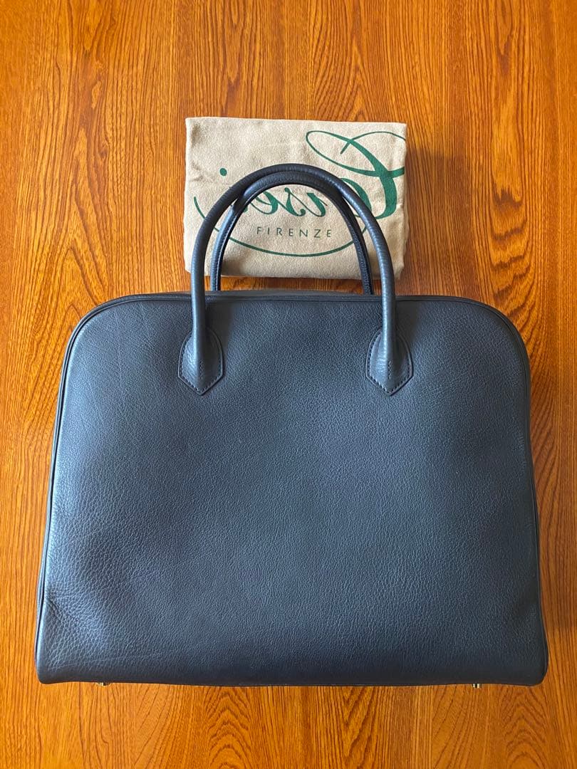 Cisei レザービジネスバッグ 黒