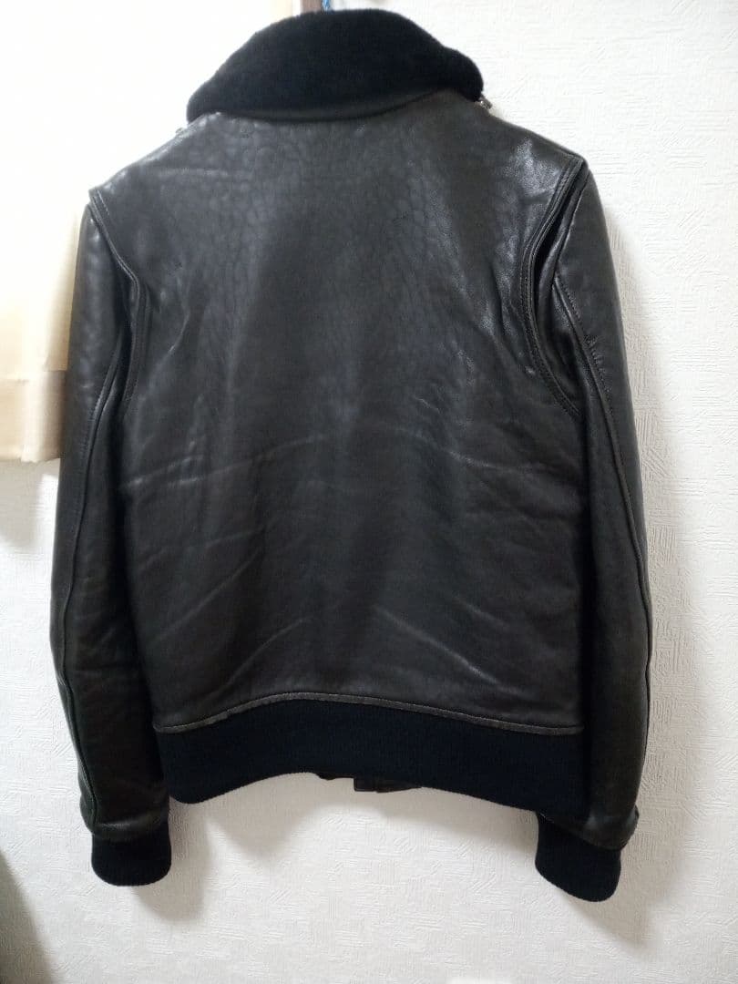 リチウムオム シープスキン ボンバージャケット 46サイズ