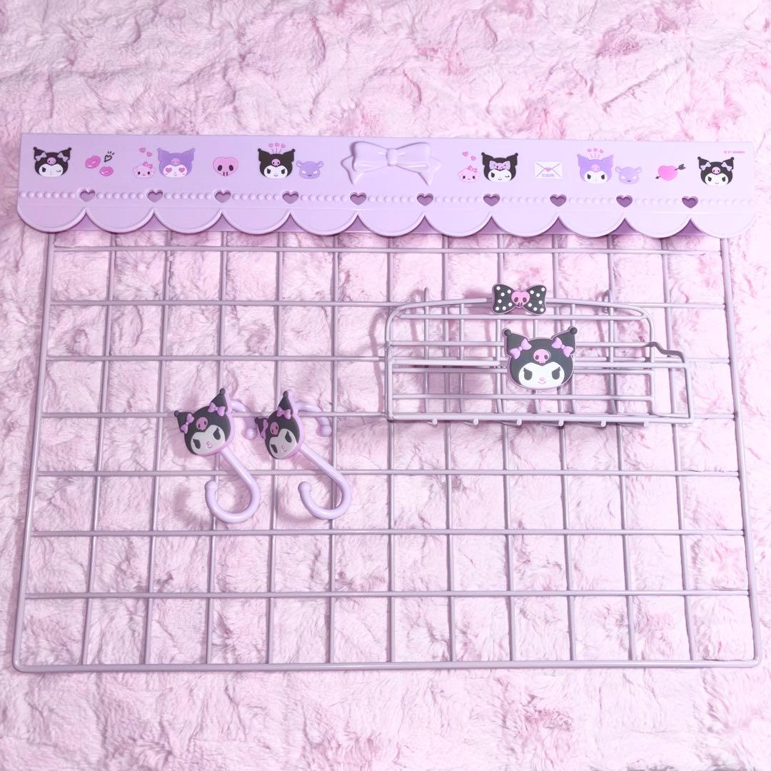 サンリオ クロミ 推しを可愛く飾り隊 ワイヤーネット S字フック