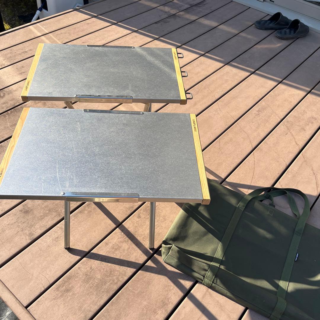 ユニフレーム 焚き火テーブル 収納ケースつき 2台セット