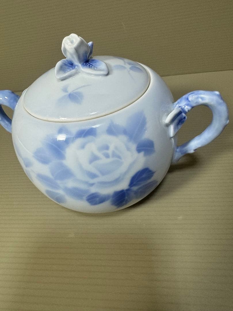 2289 希少　深川製磁　ティーポット1客　シュガーポット1客