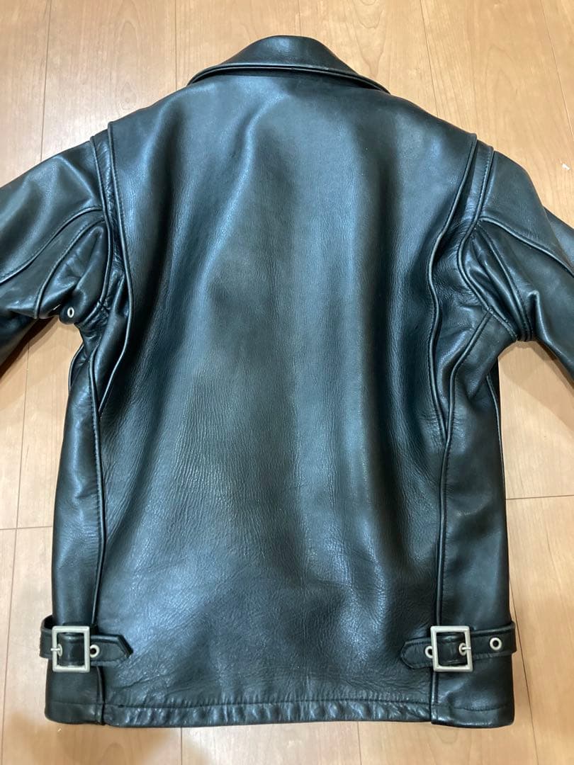 Schott 642 ボアライナー付 シングル ライダース ジャケットサイズ34