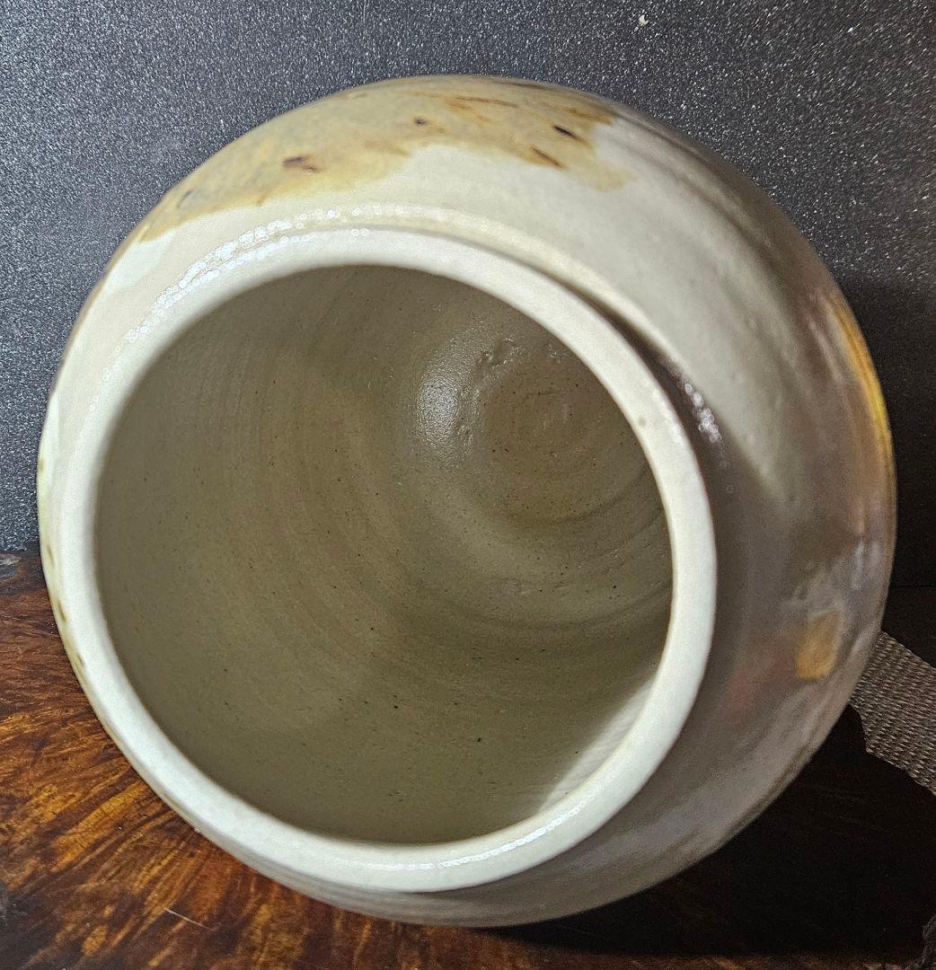 日本工芸会正会員 益子焼 名工 武田敏男作 白釉鉄釉緑釉