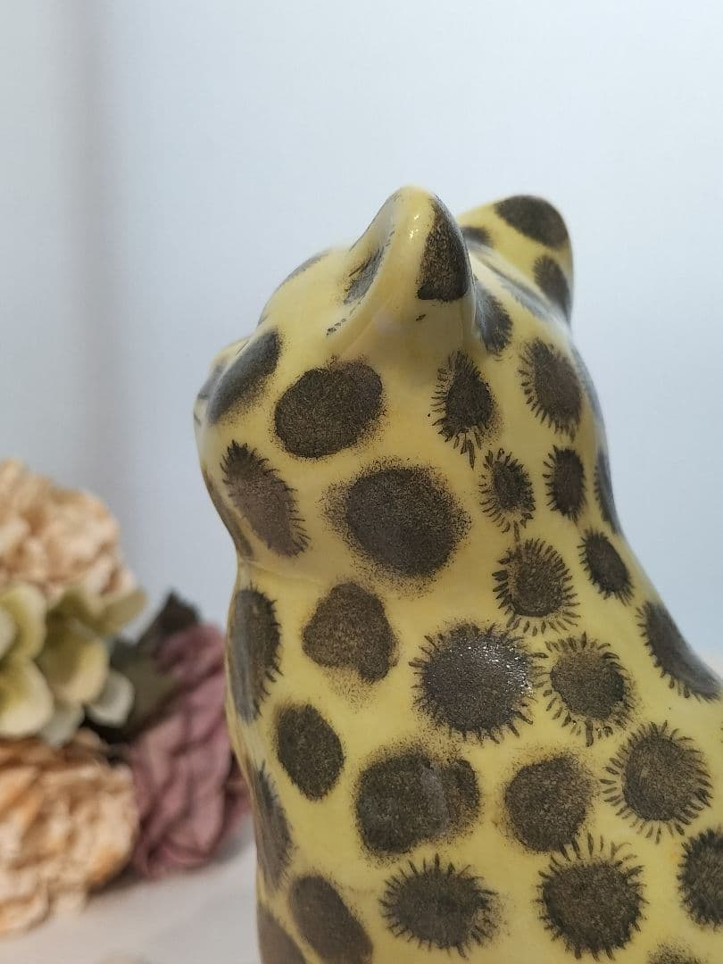 作家物 レトロ 焼き物Vintage フィギュリン ねこ 猫 CAT