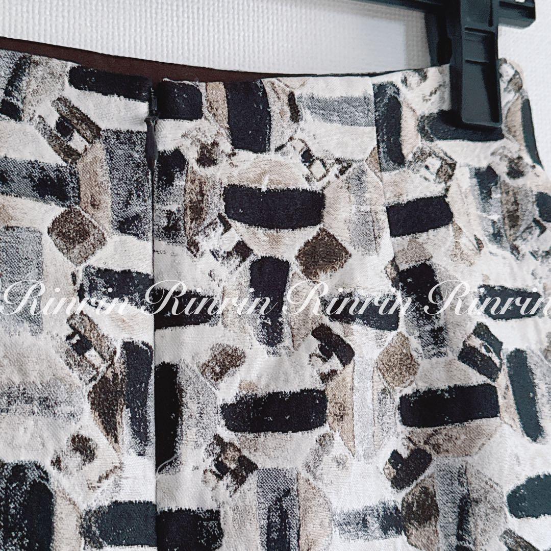 ANAYI オードトワレジャガード後ろ切り替えスカート 36