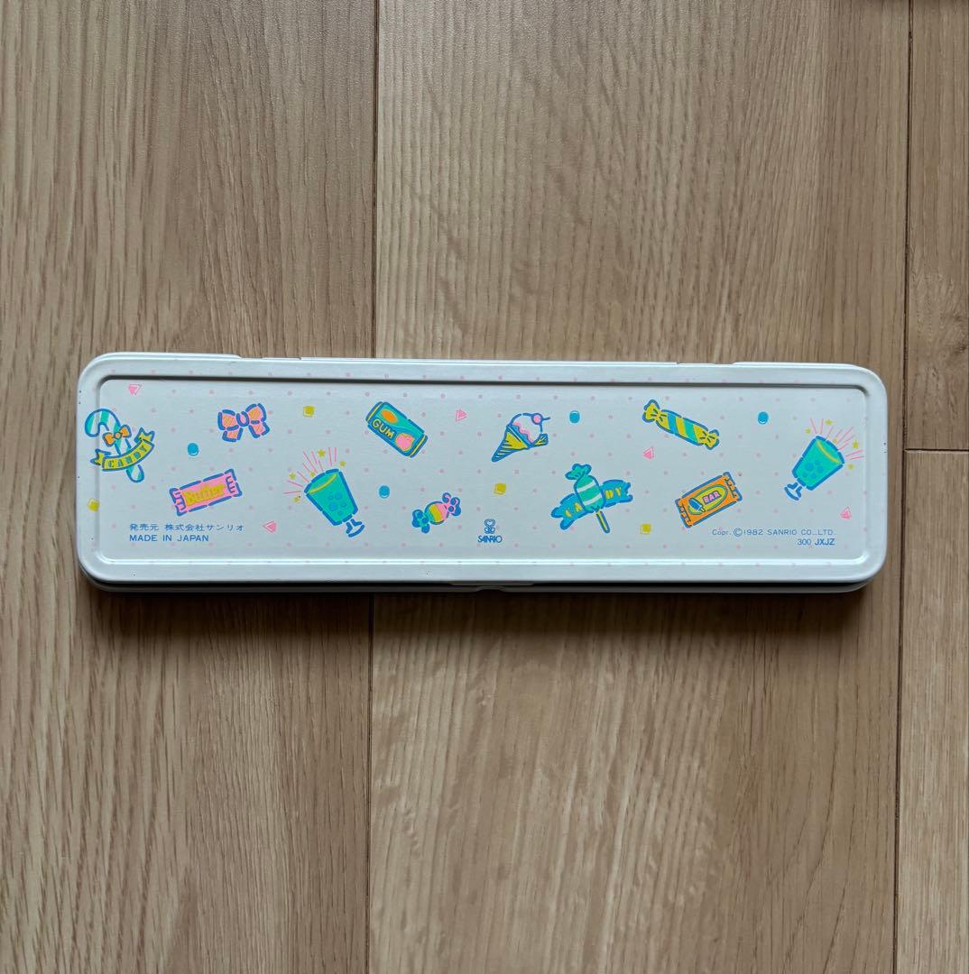 【匿名配送】当時物 1982年 サンリオ 筆箱／ファンシー 昭和レトロ