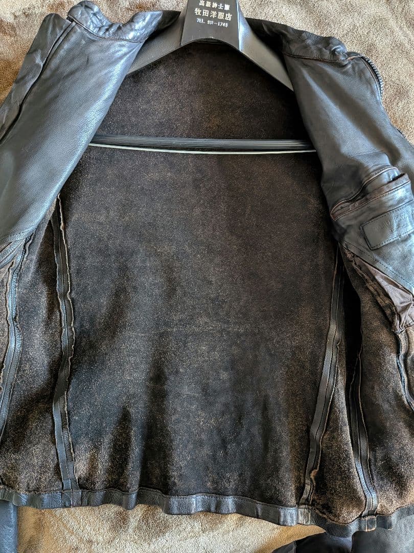 バックラッシュ イサムカタヤマ シングルライダース カーフ サイズSの