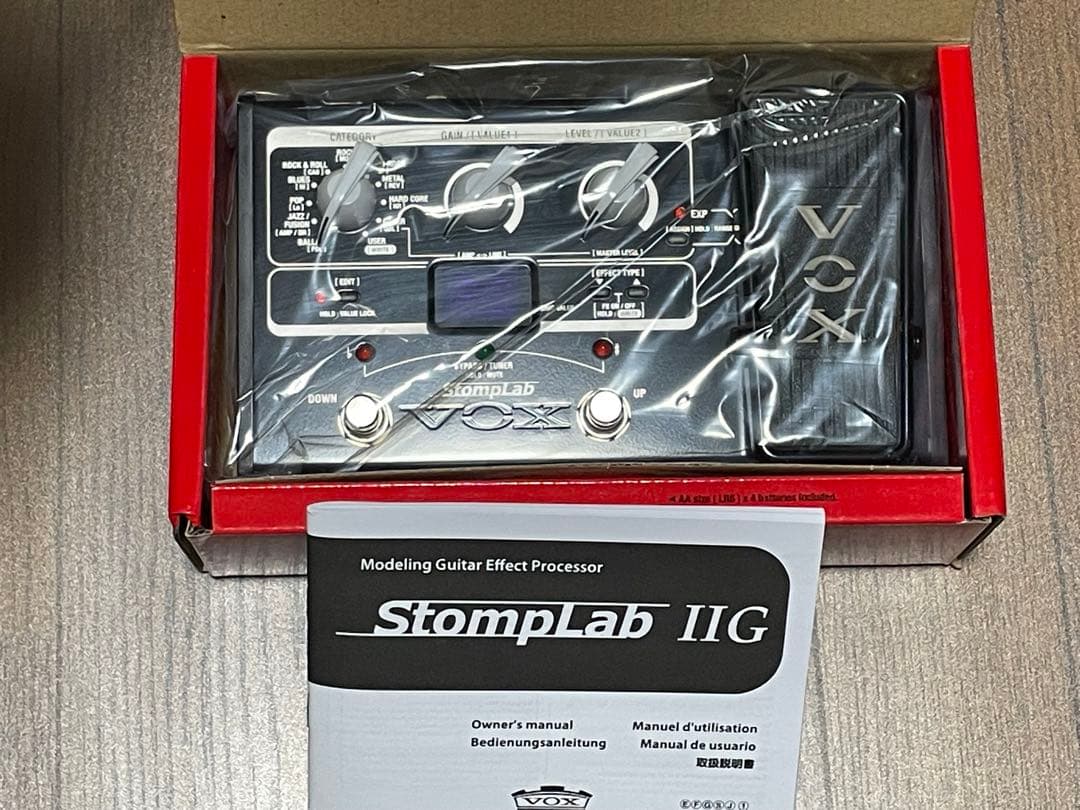VOX StompLab IIG SL2G+純正ACアダプターKORGKA181