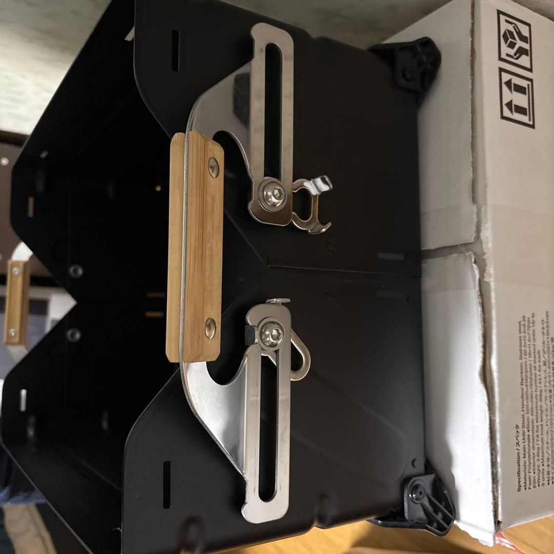 スノーピーク　シェルフコンテナ25 ブラック