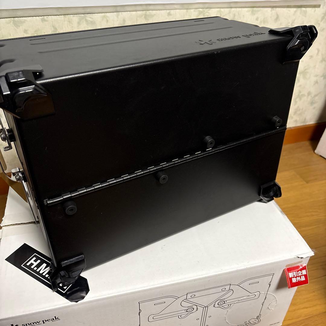 スノーピーク　シェルフコンテナ25 ブラック