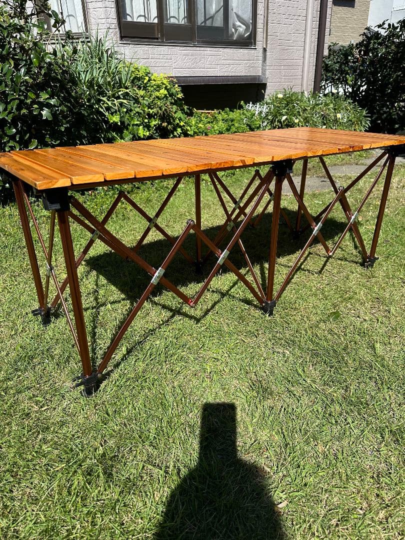 希少)Colemanナチュラルウッドカウンターテーブルクラシック