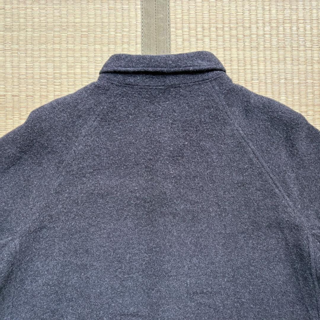 MITTAN ウールシルクキャメルシャツ 濃灰 サイズ3