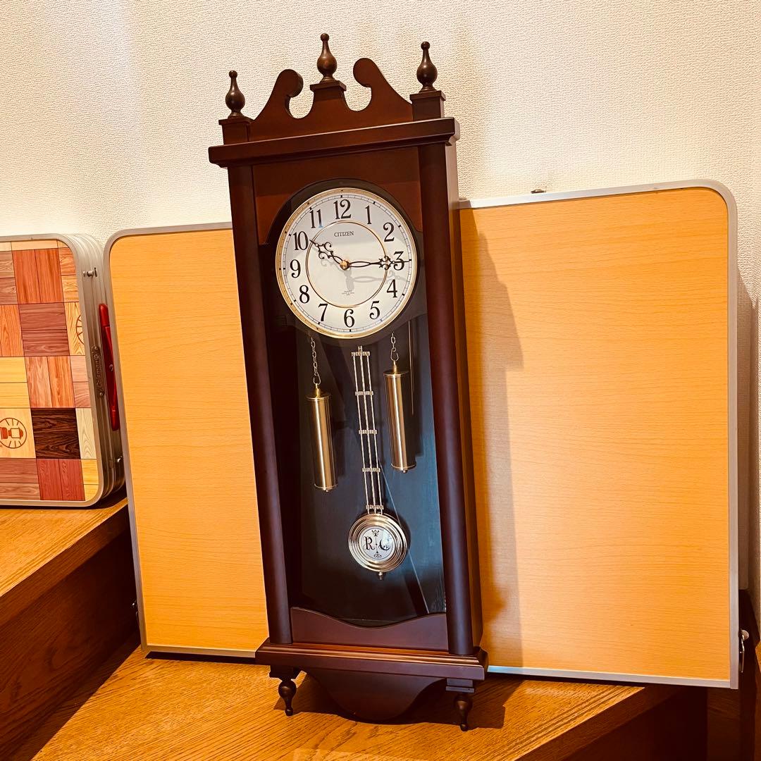 CITIZEN 振り子時計 ストロークN 報時付き 4MJ807-N06