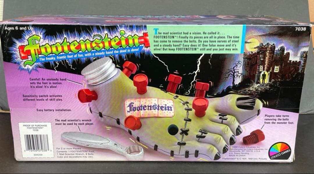 フランケンシュタインゲーム　COLECO GAMES　デッドストック品
