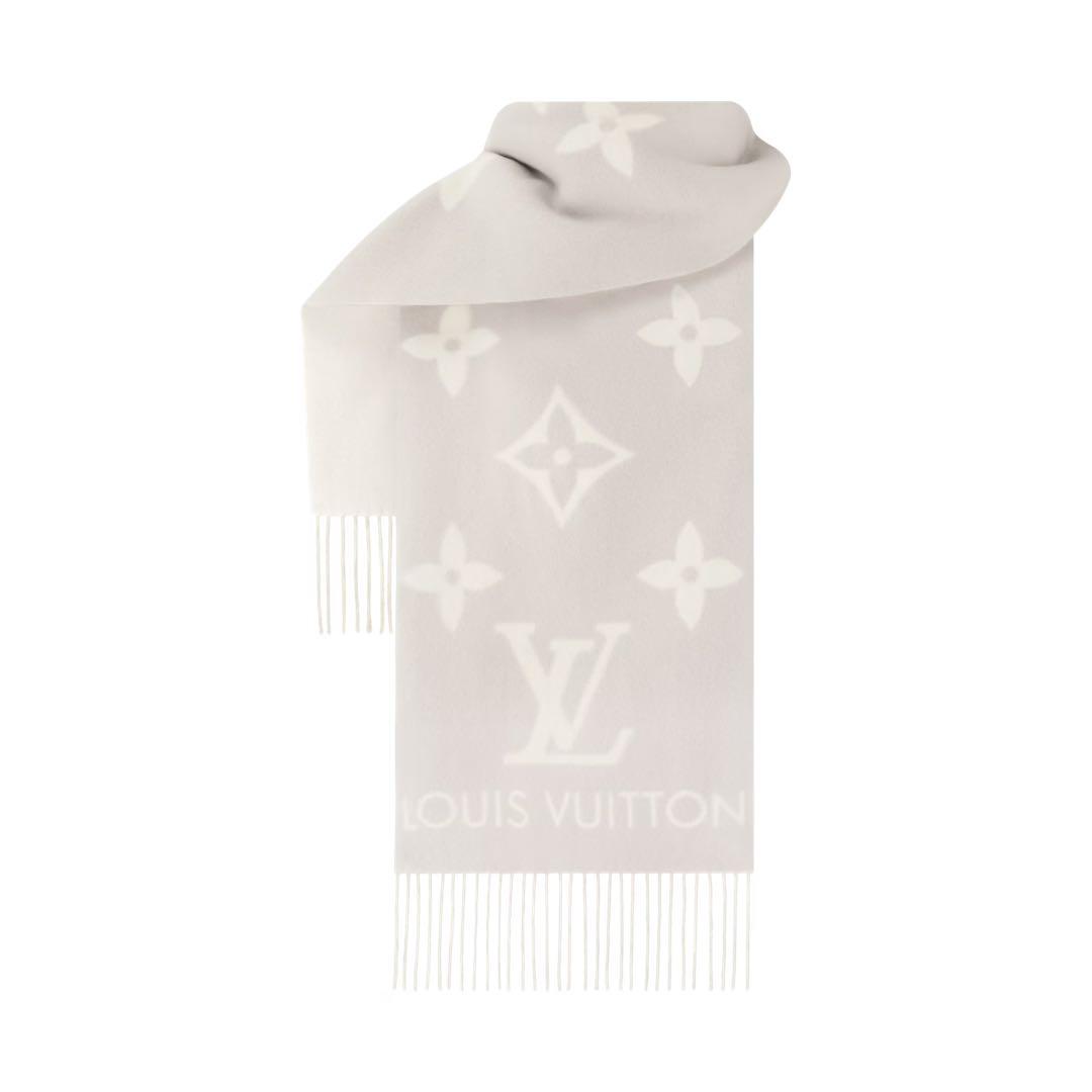 ルイヴィトン マフラー レイキャビック グレージュ - メルカリ