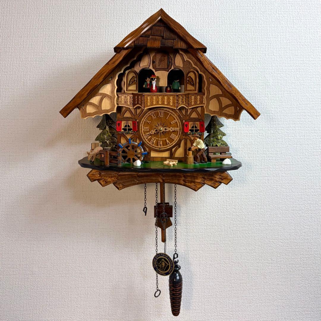 Engstler ドイツ製 からくり時計 鳩時計 基本動作OK ジャンク