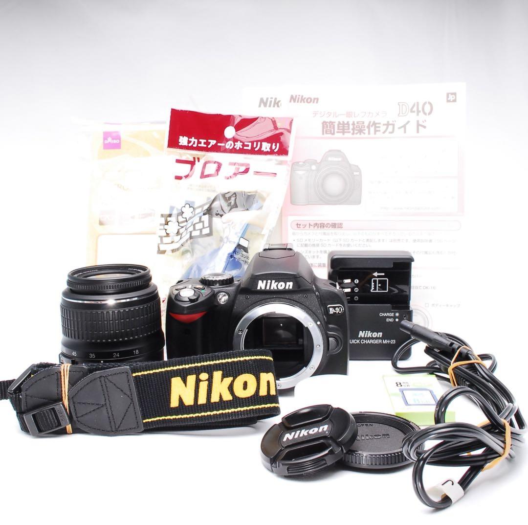 Nikon D40 ❤️スマホ転送❤️小型・軽量 ニコン デジタル一眼レフカメラ