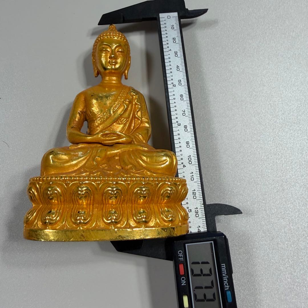 鎏金釈迦牟尼坐像 旧蔵