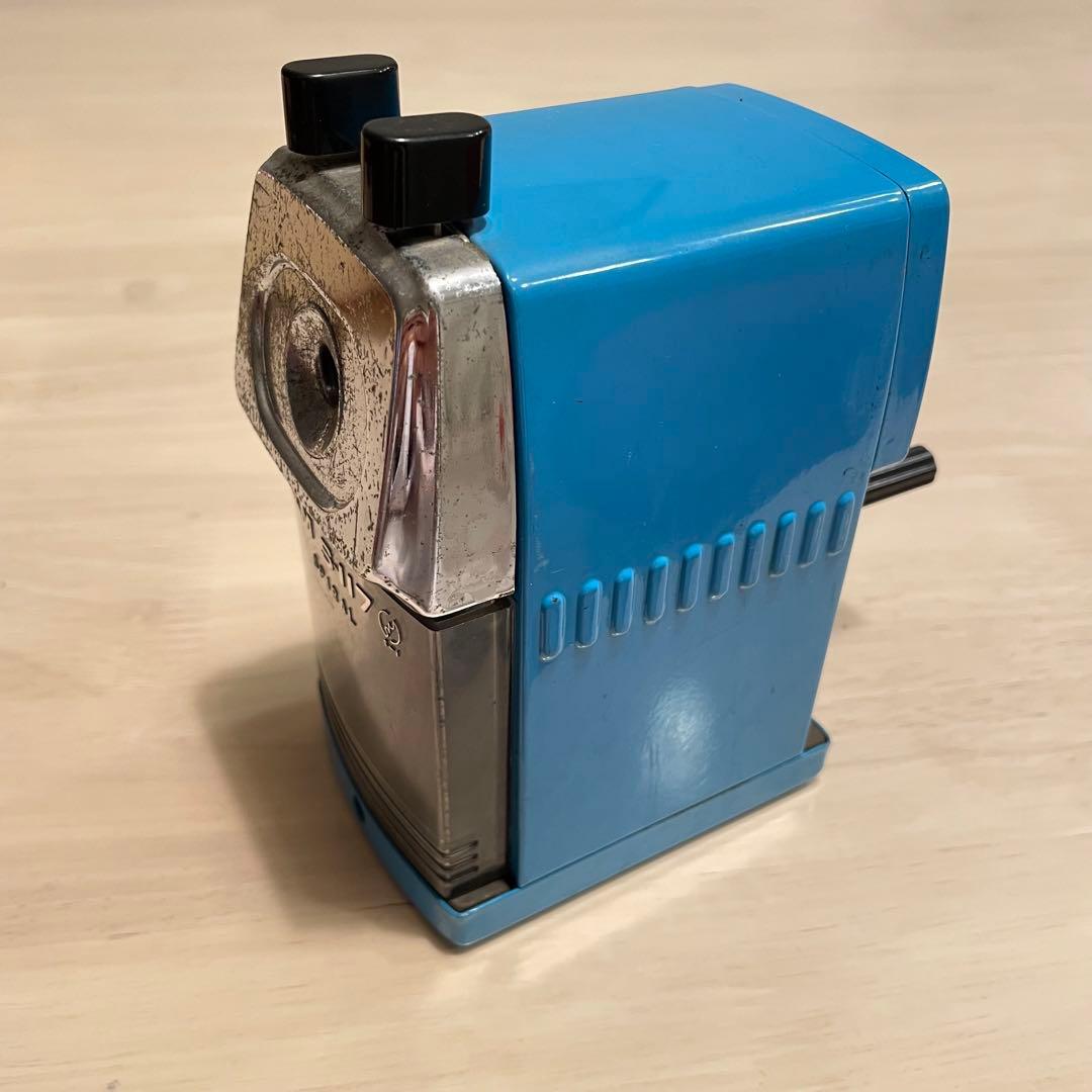 エルム鉛筆削り空色品アンティーク 鉛筆削り 昭和レトロ ELM エルム