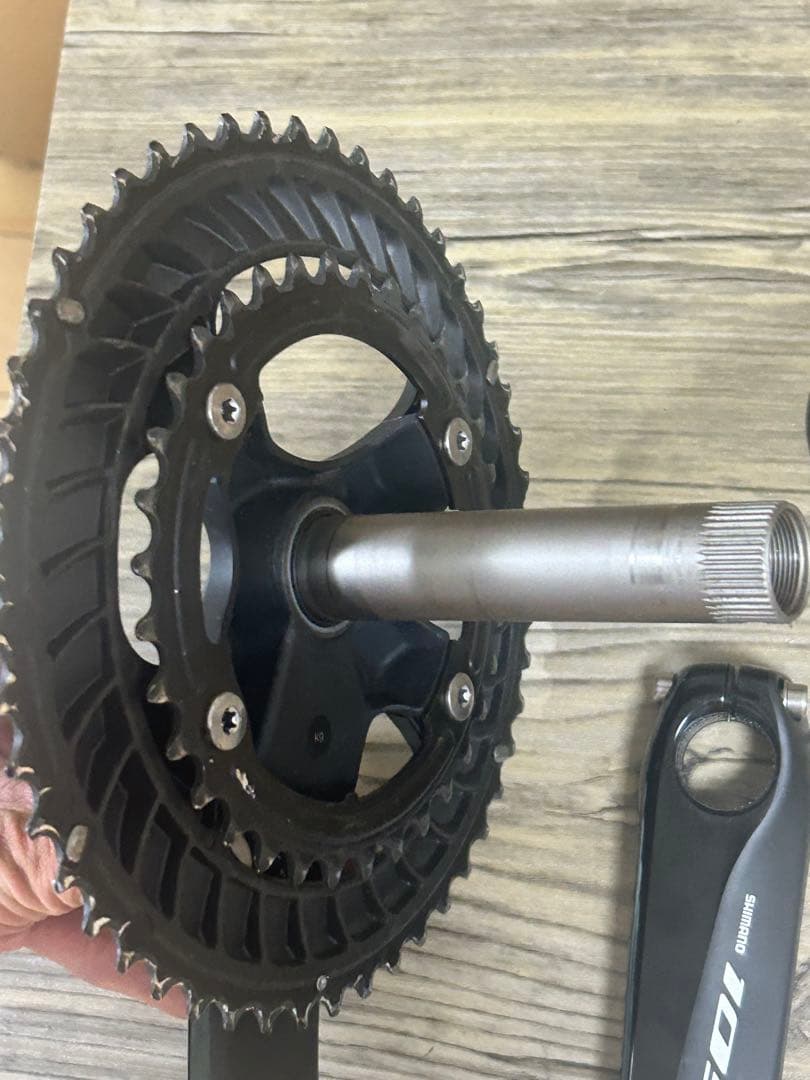 シマノ 105 7000 クランクセット165mm 50-34 左パワーメーター