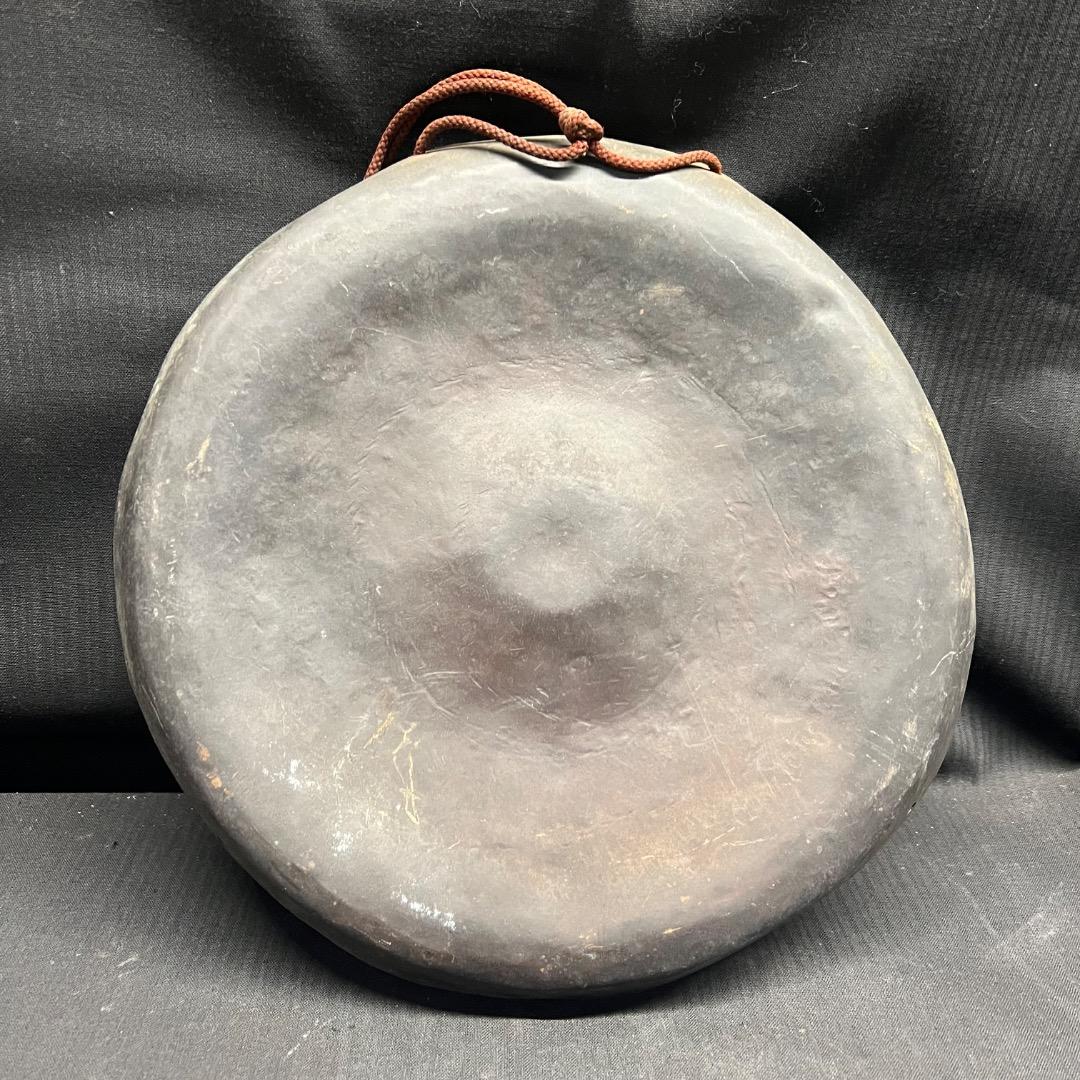 〇Ec右1020 茶道具 ドラ 銅鑼 鳴物 茶事 〇Ec右1020 茶道具 ドラ 銅鑼 鳴物 茶事 - メルカリ