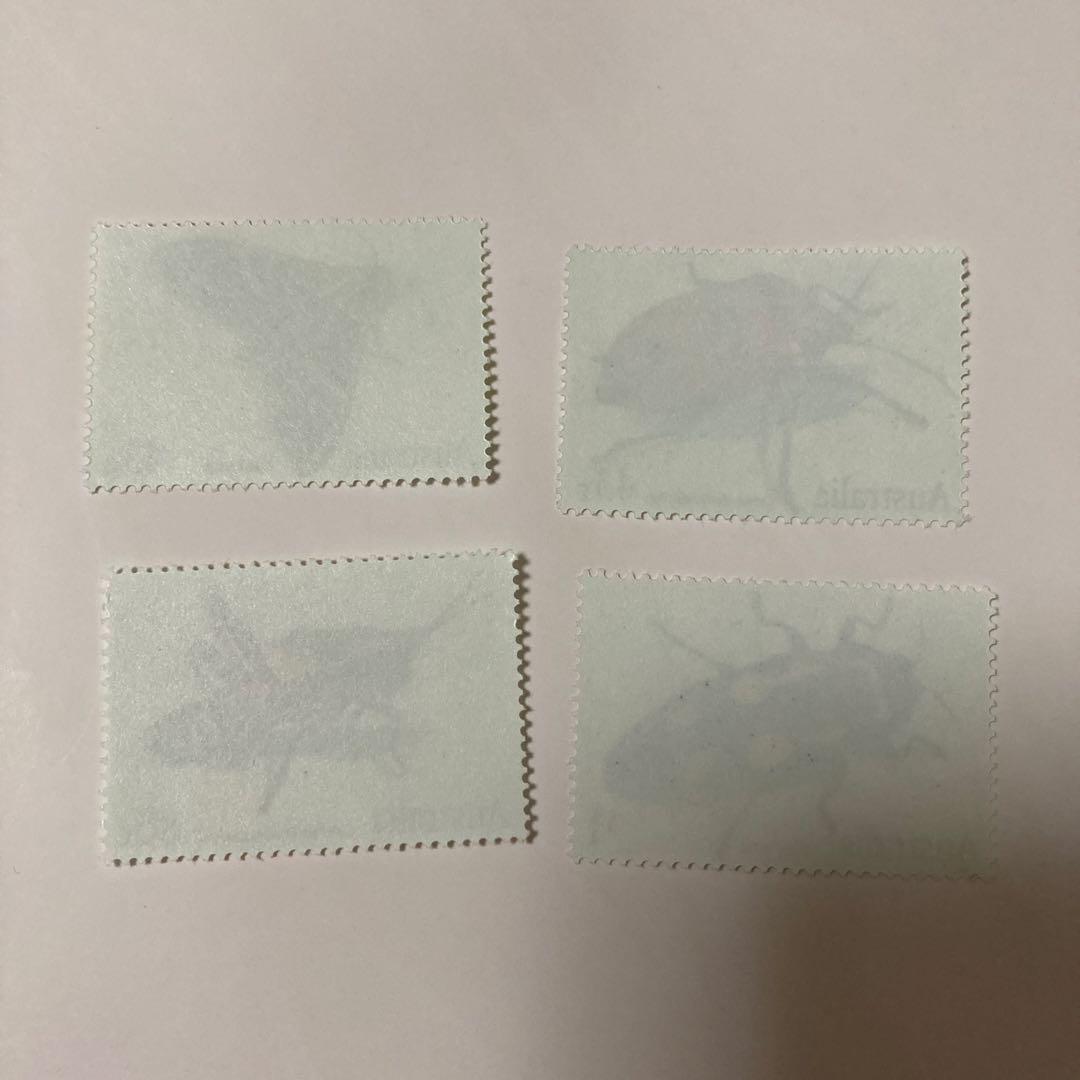 オーストラリア 昆虫の切手4種完 未使用 1991 - メルカリ