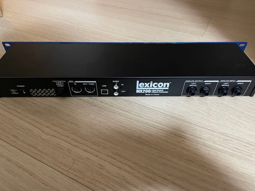 Lexicon MX200 reverb　※ACケーブル無し※通電確認のみ