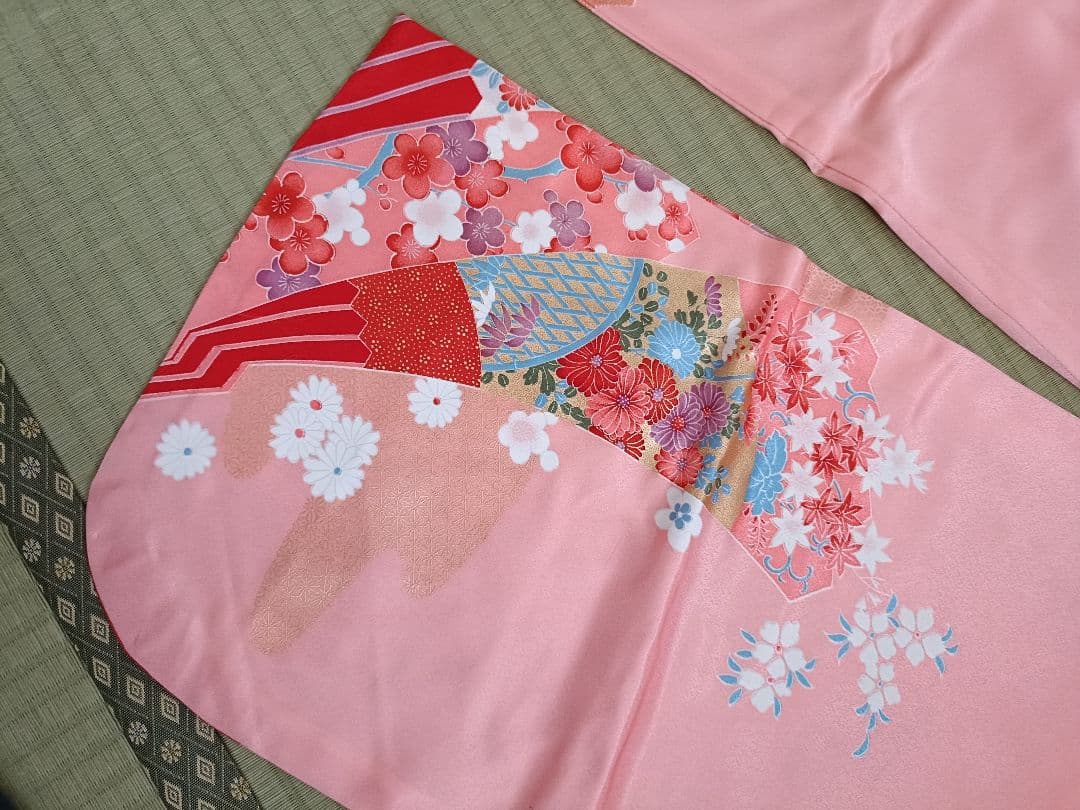 七五三7歳女の子祝い着セット