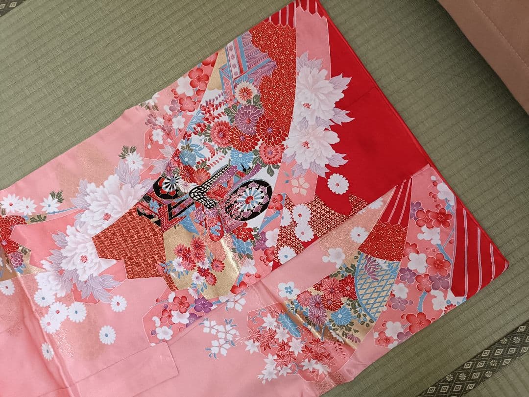 七五三7歳女の子祝い着セット