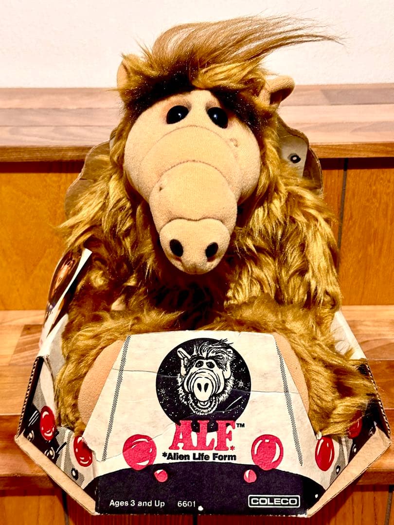 超希少] ALF アルフ 1986年製 タグ&箱付き ぬいぐるみ ヴィンテージ