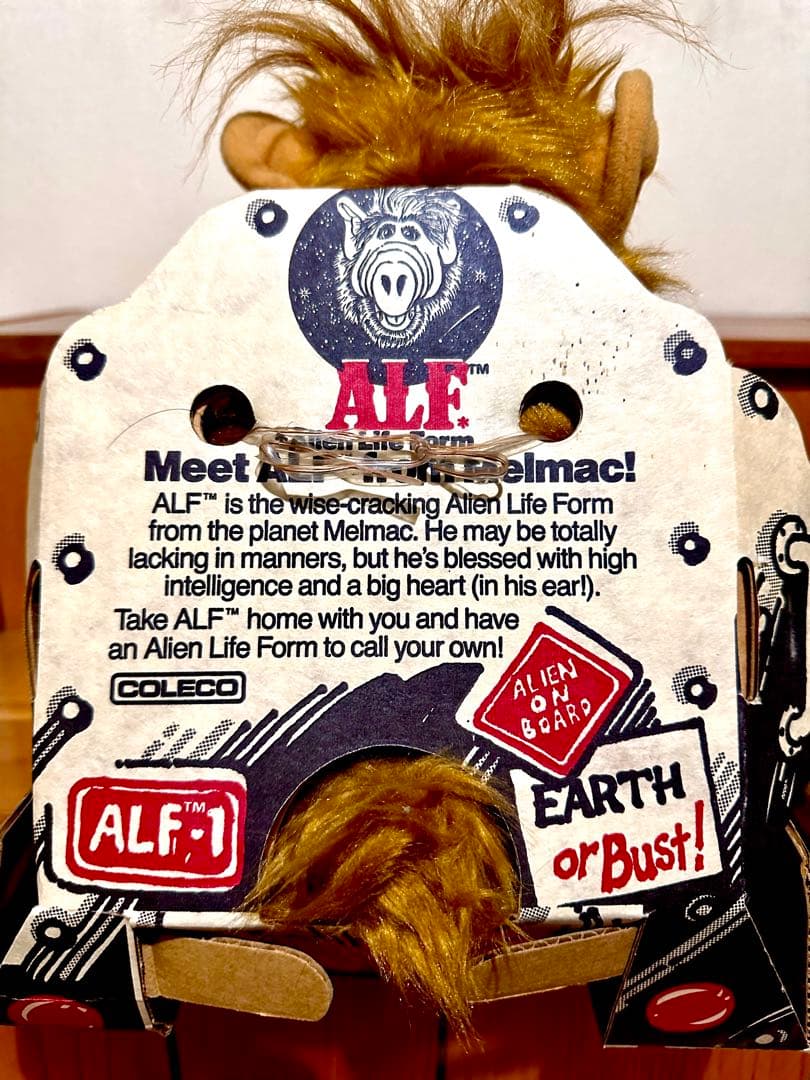 超希少] ALF アルフ 1986年製 タグ&箱付き ぬいぐるみ ヴィンテージ