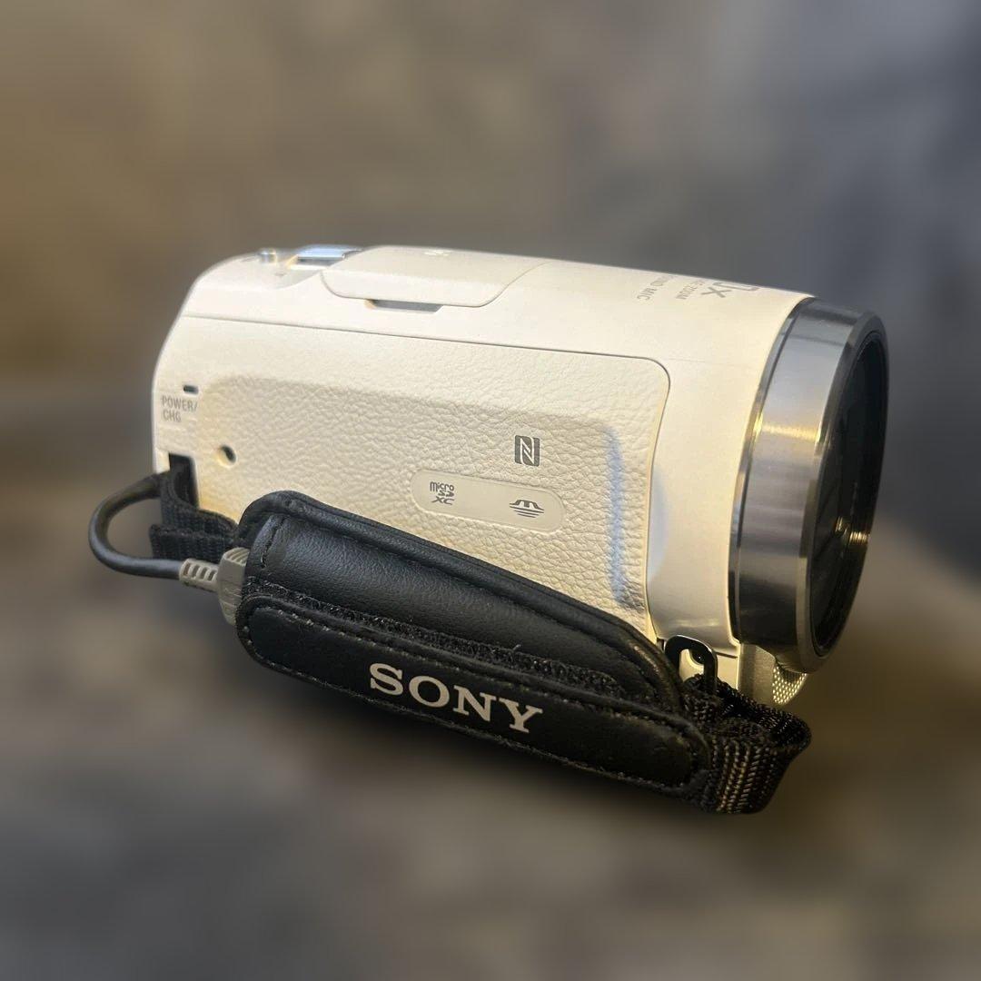 【美品】SONY ビデオカメラ HDR-CX680 ホワイト
