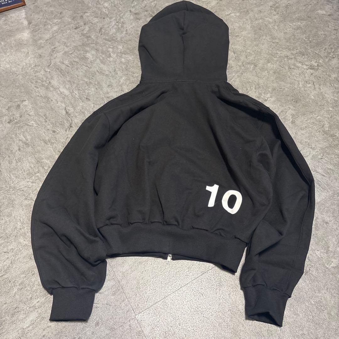 【ESC STUDIO】lettering hoodie zip-up