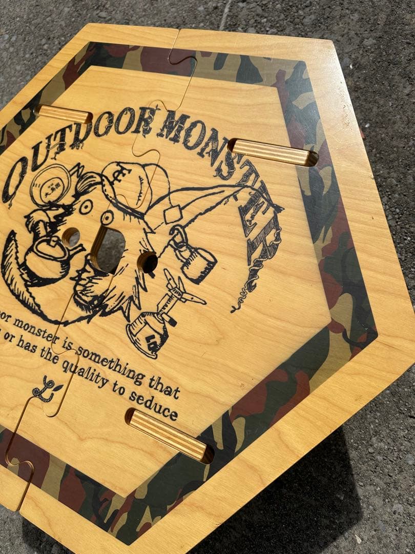 thearth ざぁ〜ス 大島園 アウトドアモンスター ヘキサテーブル コラボ